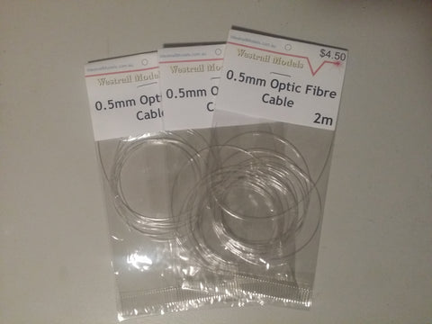0.5mm Optic Fibre Cable x 2m
