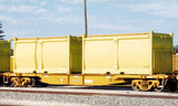 20ft Sulphur Container with tarpaulin - HO Scale - 3D printed