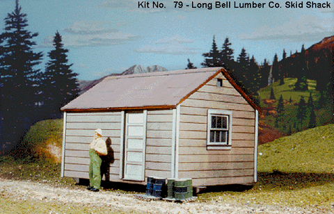 Timber company single mans quarters (includes 2 huts) - S Scale