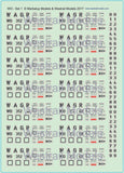 WO Iron Ore Wagon Decals - HO Scale
