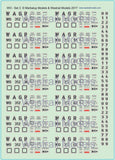 WO Iron Ore Wagon Decals - HO Scale