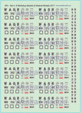 WO Iron Ore Wagon Decals - HO Scale