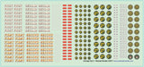 WAGR Carriage Decals - Water Slide Transfers - S Scale