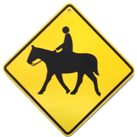 Horse Riders Sign